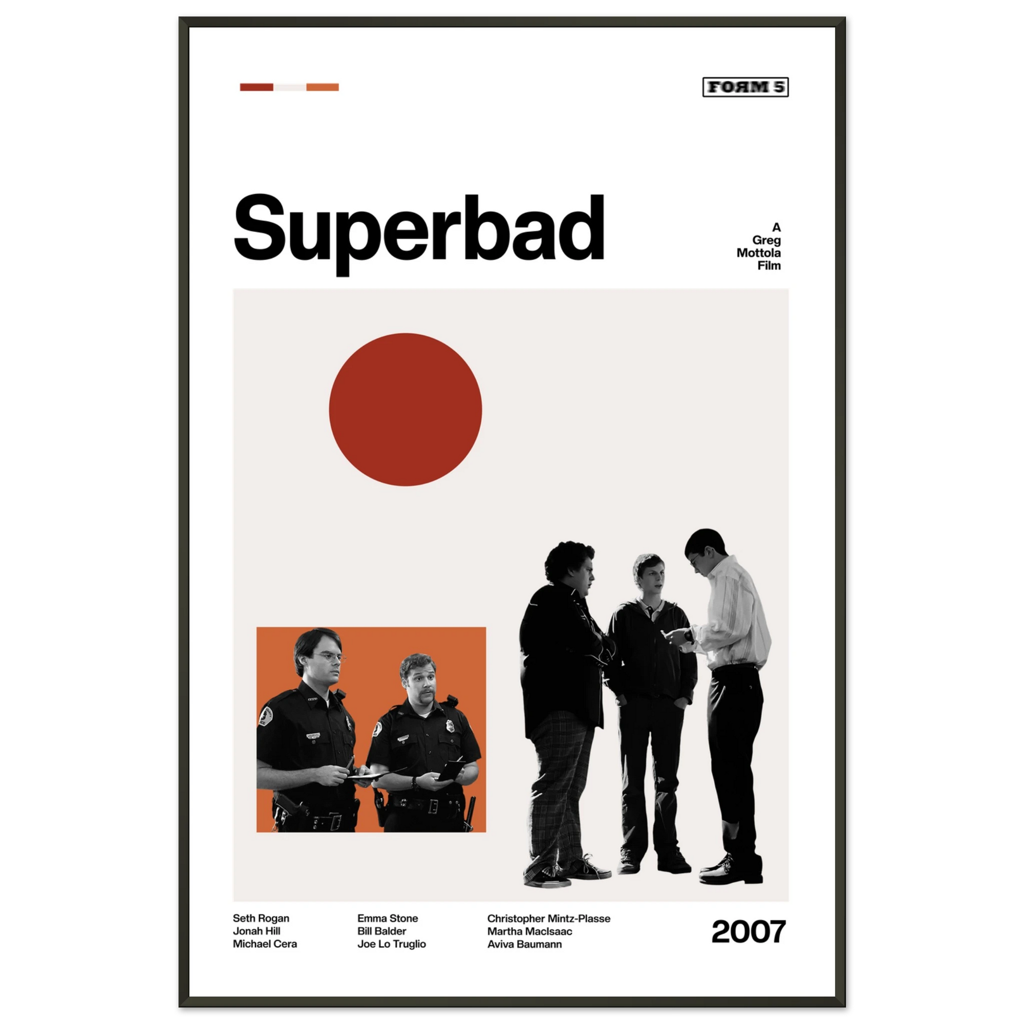 Superbad Poster — Art Print | Form Five