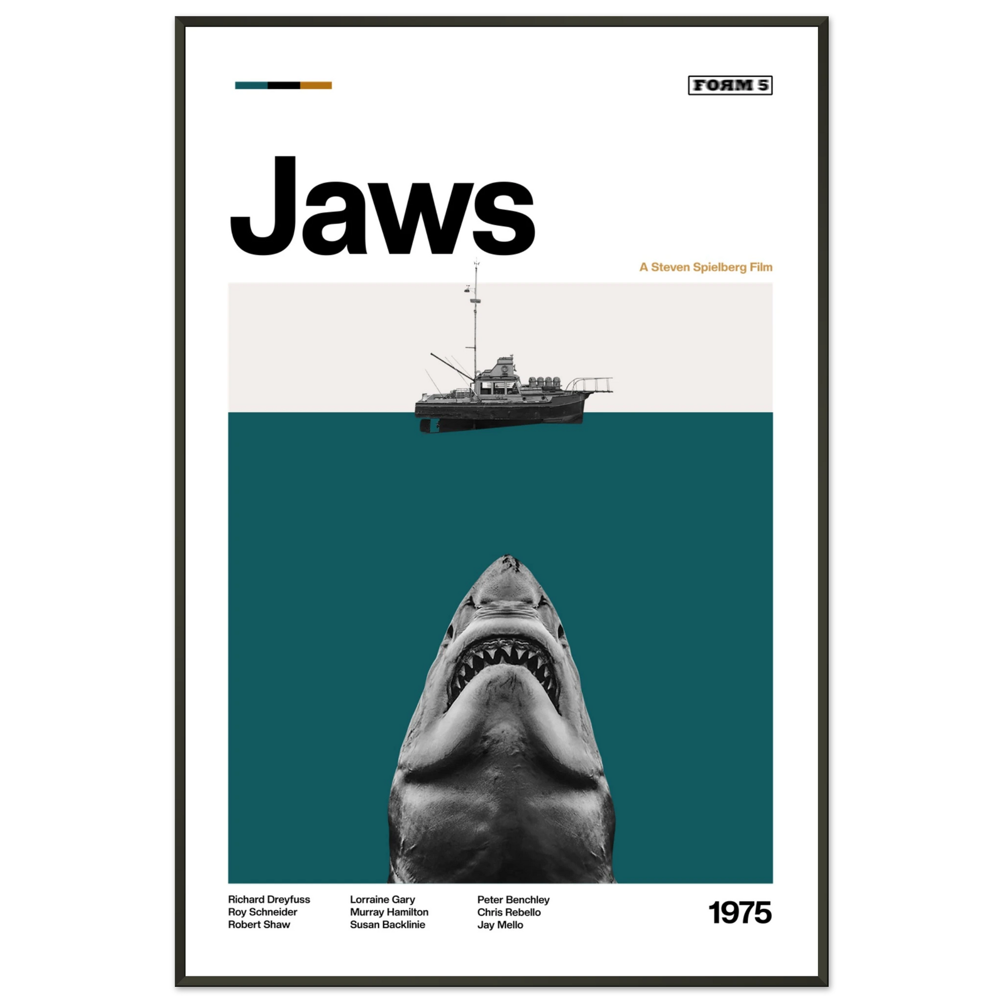 Jaws Poster — Art Print | Form Five