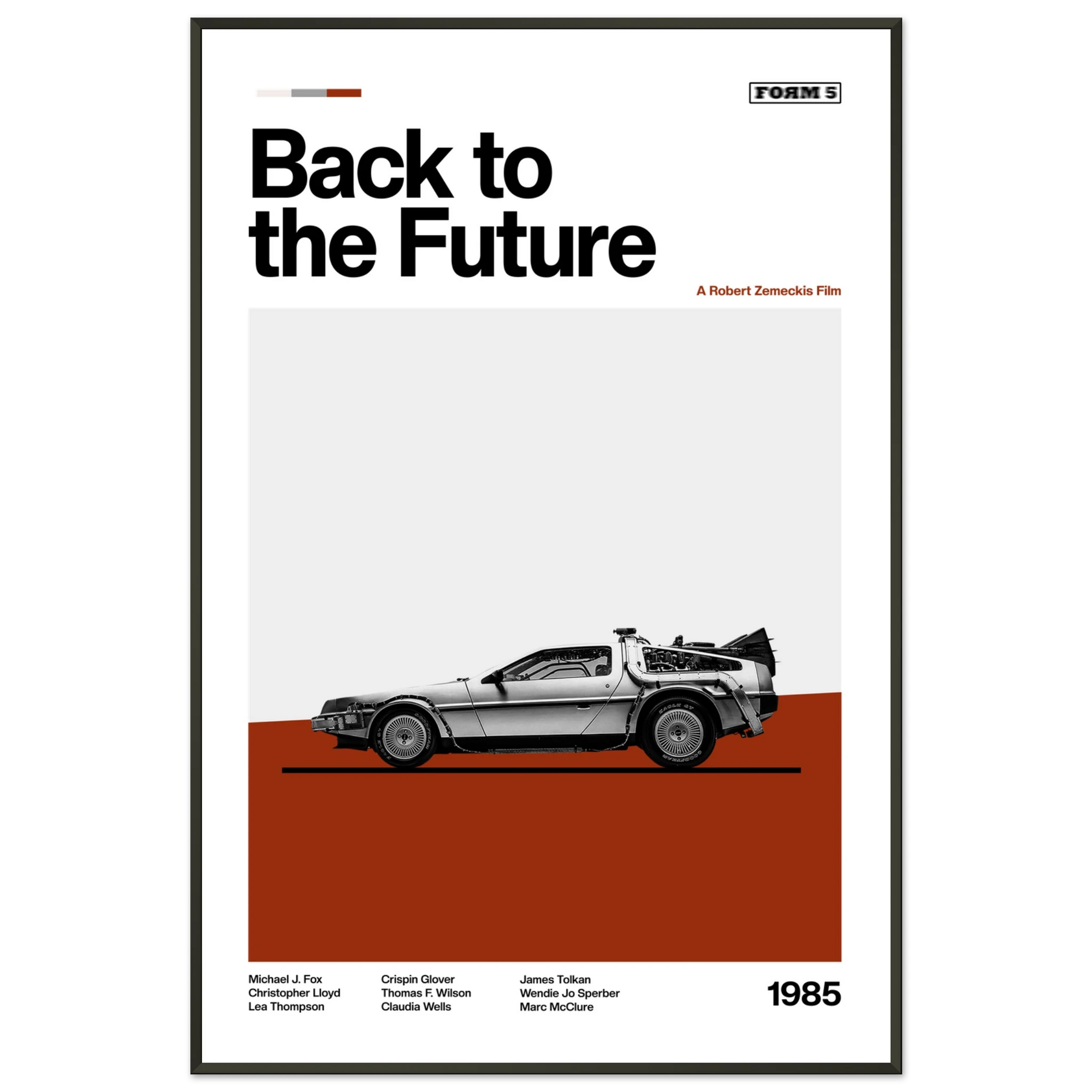 Back to the Future Poster — Art Print | Form Five