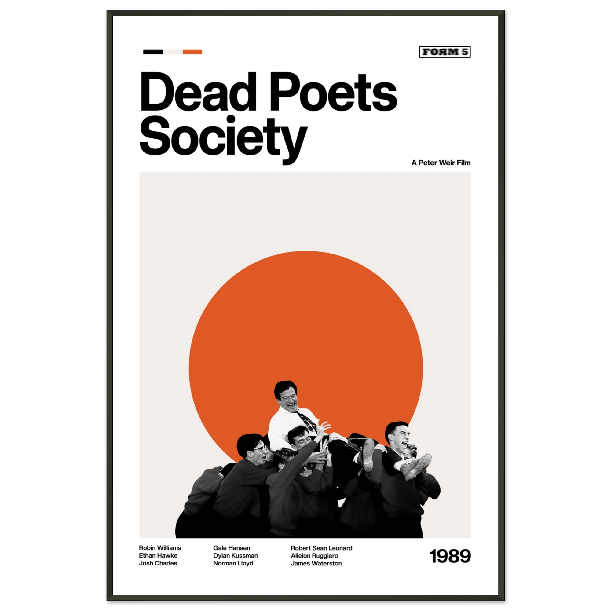 Dead Poets Society Poster — Art Print | Form Five