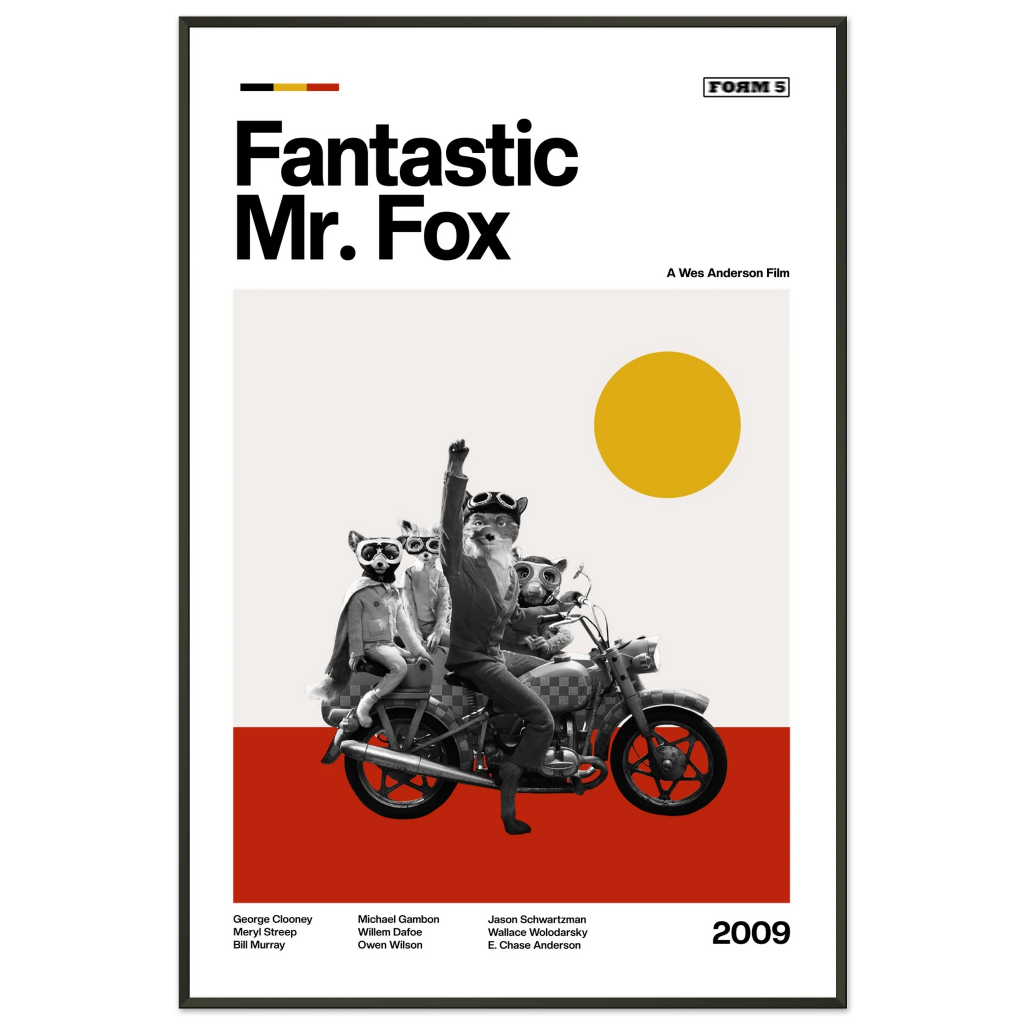 Fantastic Mr. Fox Poster — Art Print | Form Five