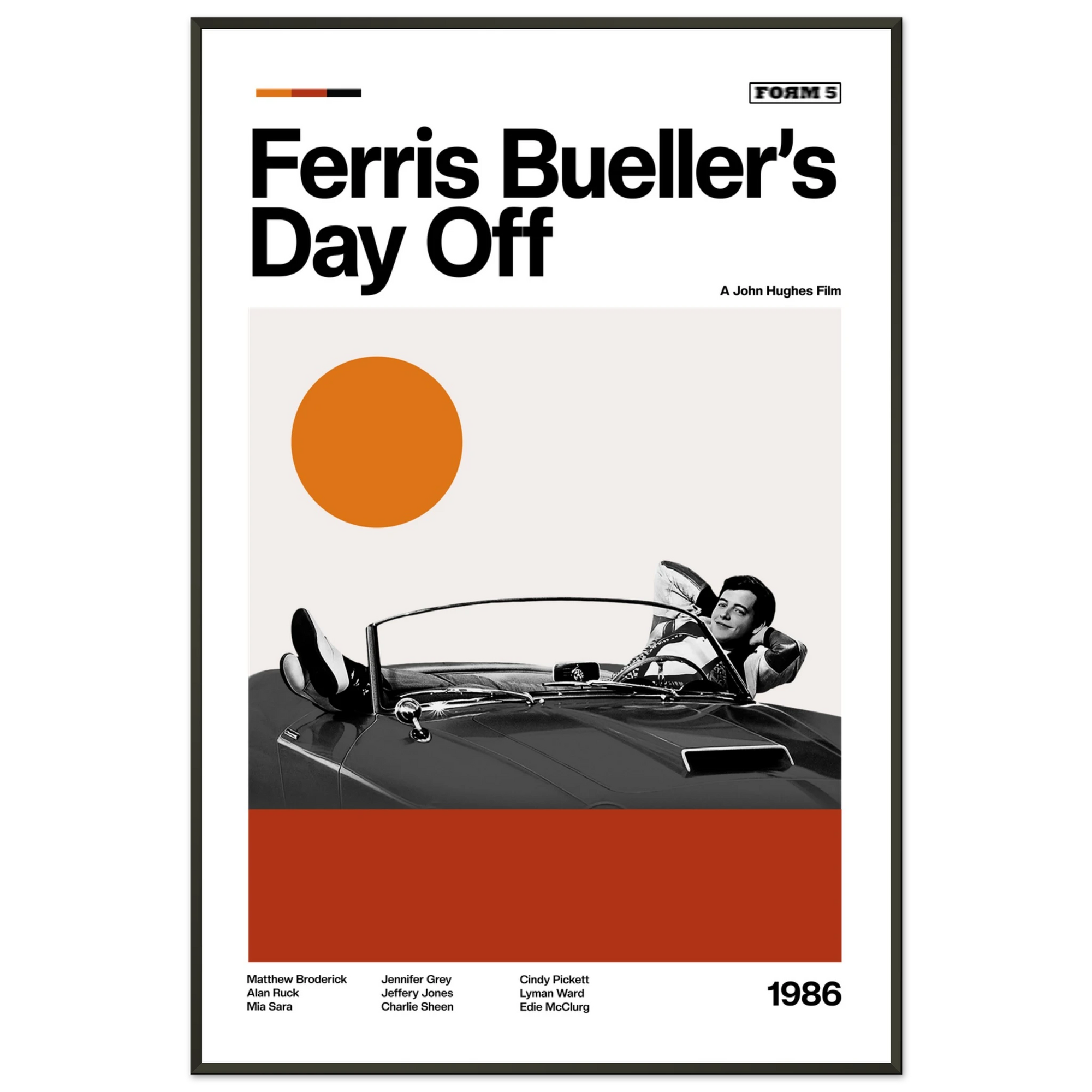 Ferris Bueller's Day Off Poster — Art Print | Form Five