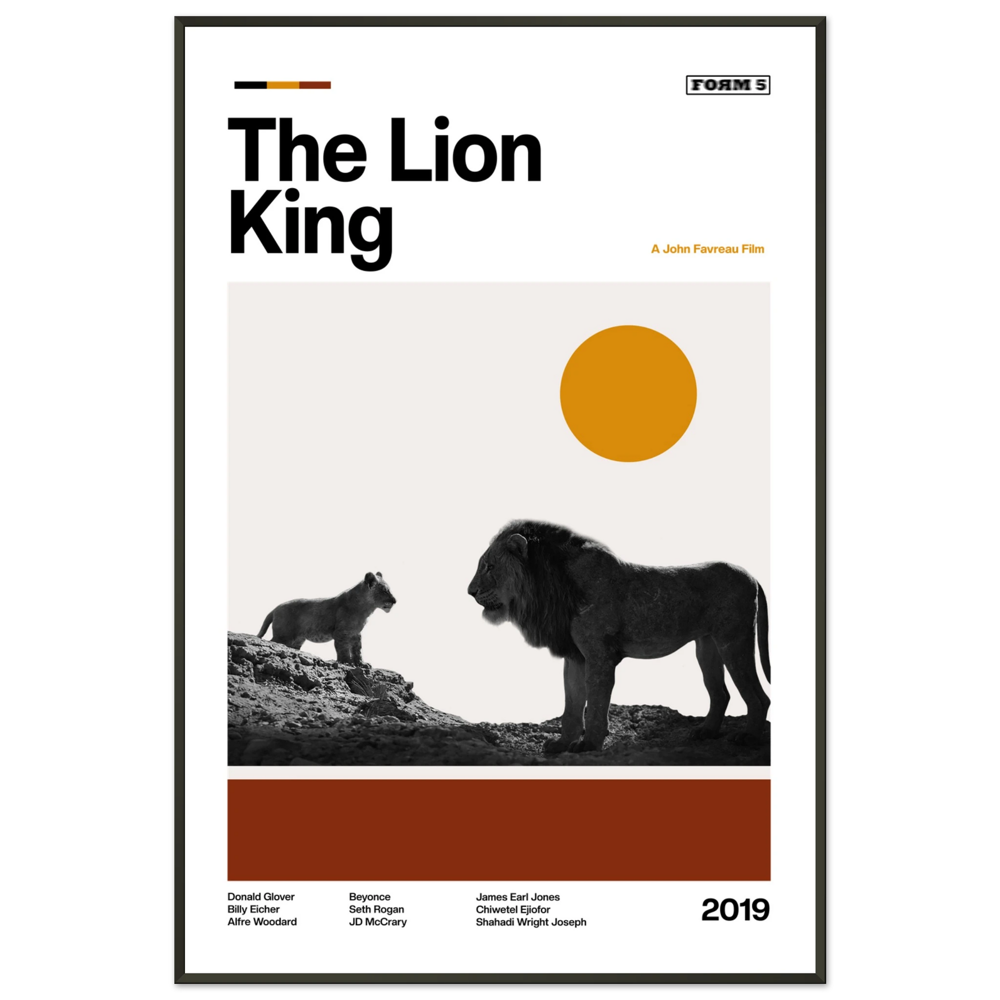 The Lion King Poster — Art Print | Form Five