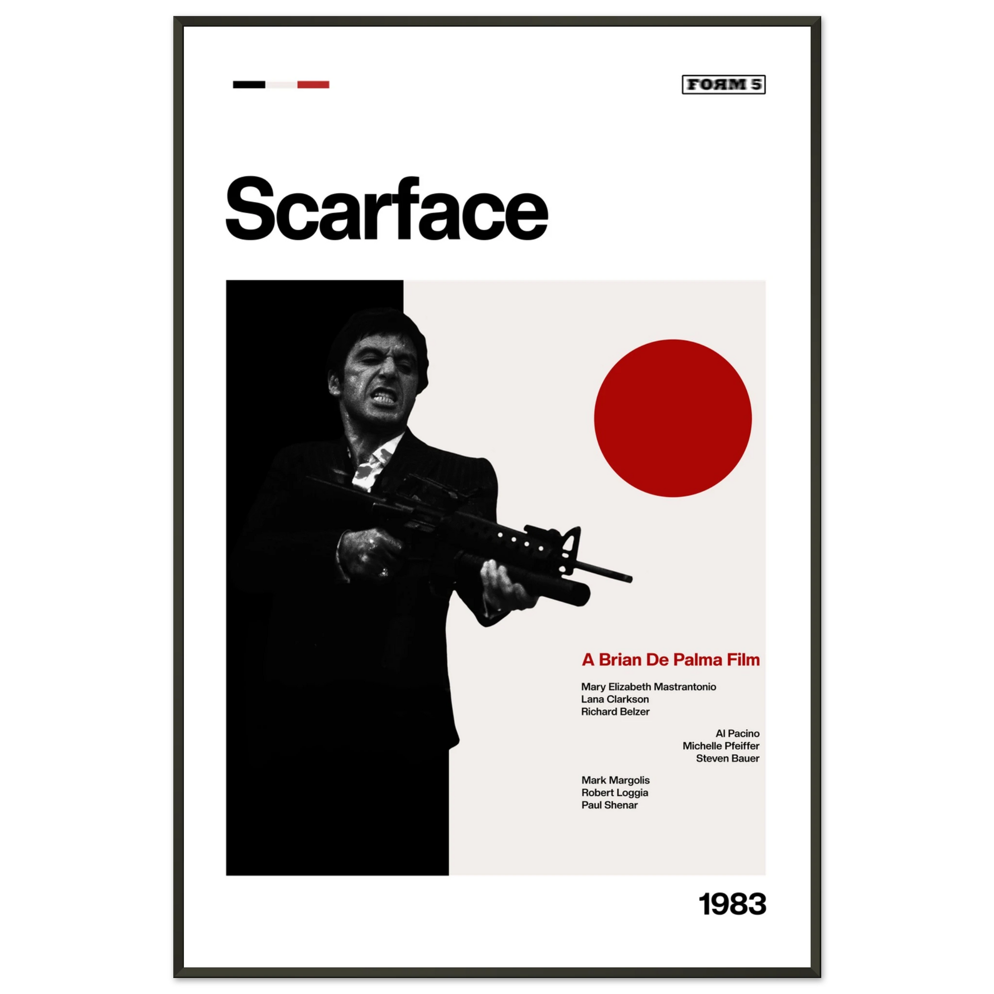Scarface Poster — Art Print | Form Five
