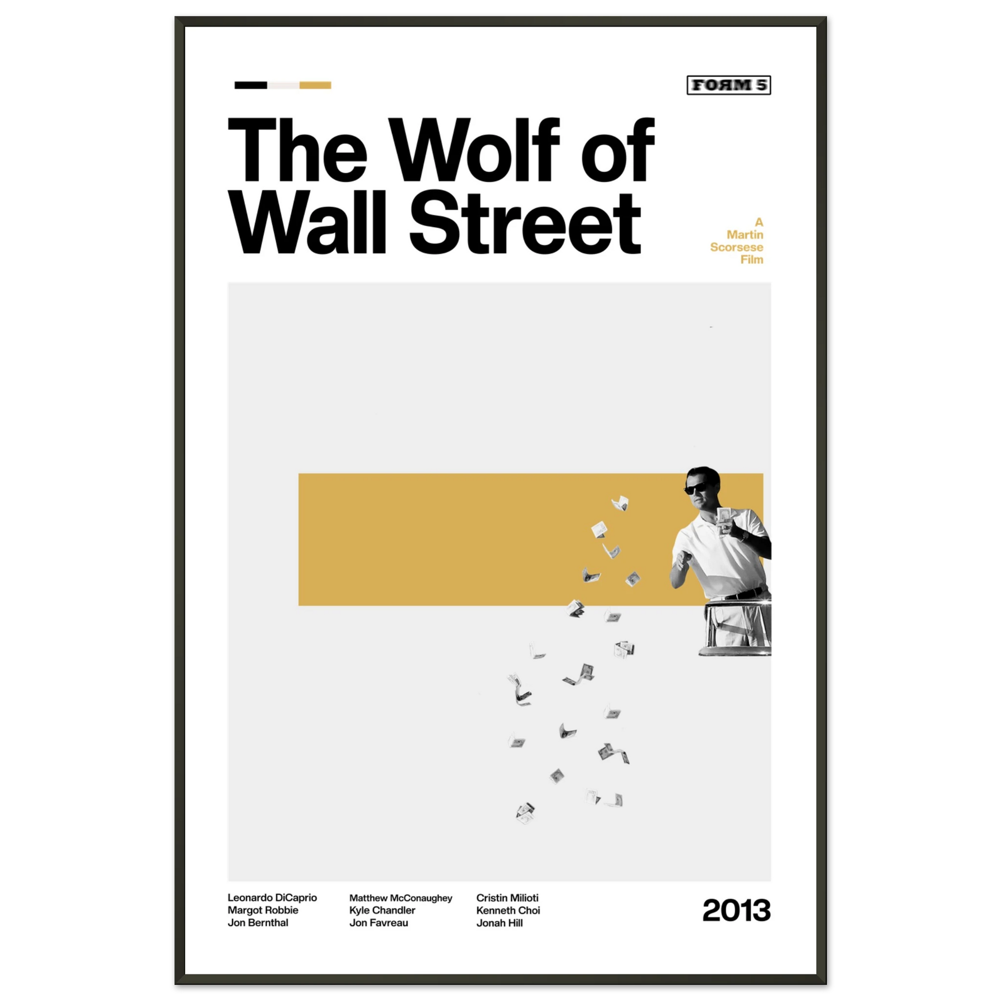 The Wolf of Wall Street Poster — Art Print | Form Five